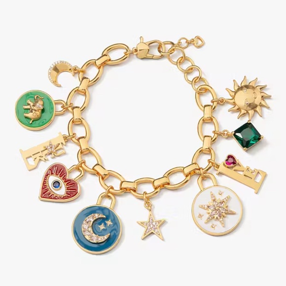 $198 Kate Spade Like Magic Charm Bracelet - Picture 1 of 5